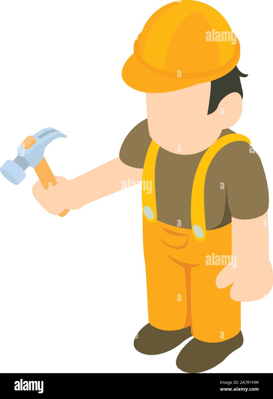 Joiner icon, isometric style Stock Vector
