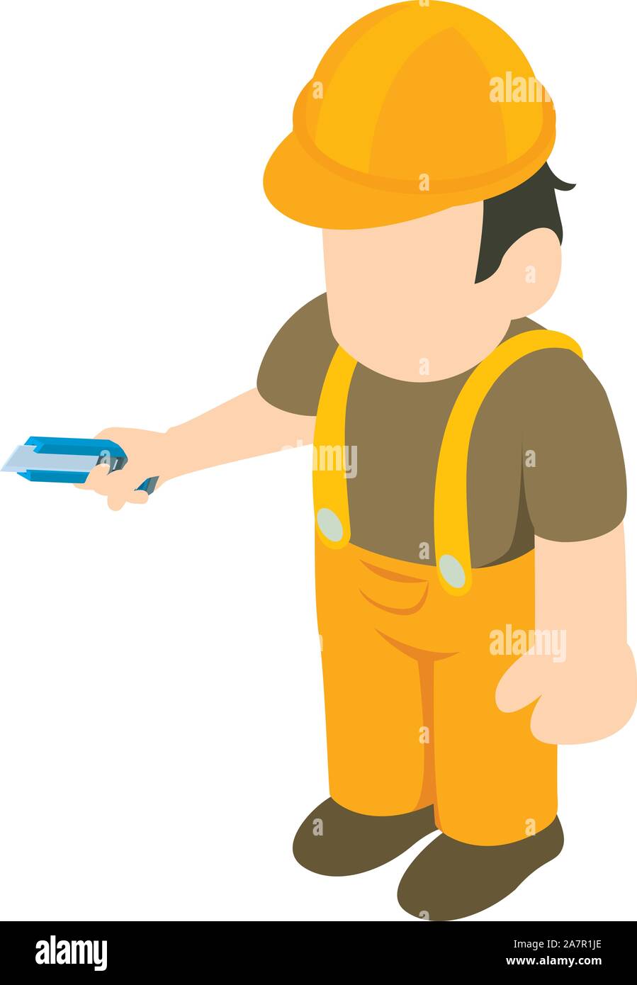 Decorator icon, isometric style Stock Vector