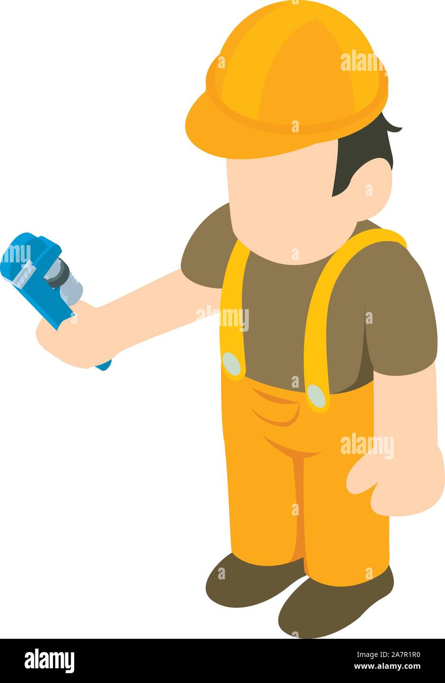 Car mechanic icon, isometric style Stock Vector