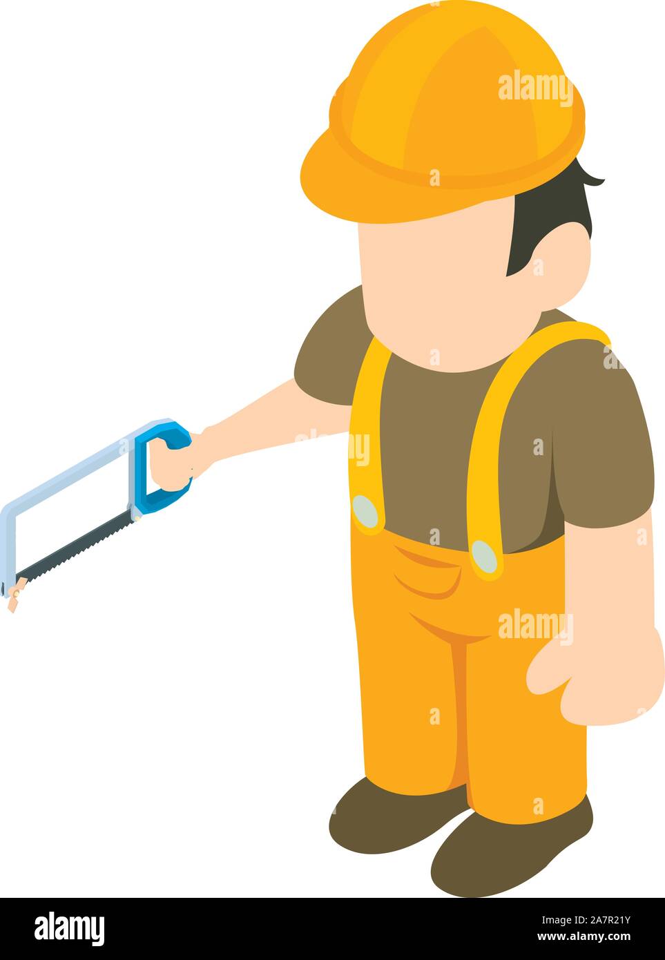 Foreman icon, isometric style Stock Vector