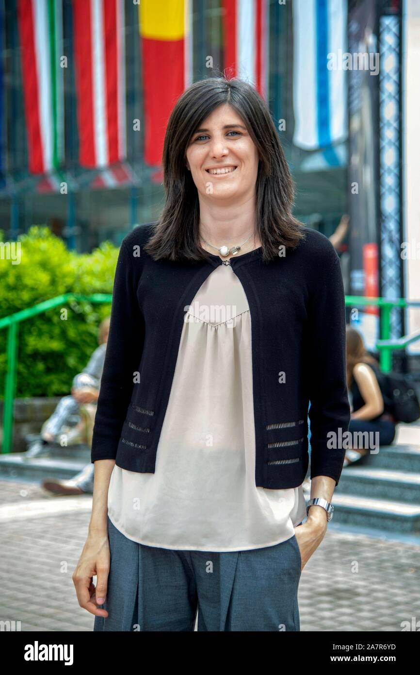 Tourin mayor Chiara Appendino at Salone internazionale del Libro di Torino 2019 - Turin International Book Fair   Photo © Luciano Movio/Sintesi/Alamy Stock Photo