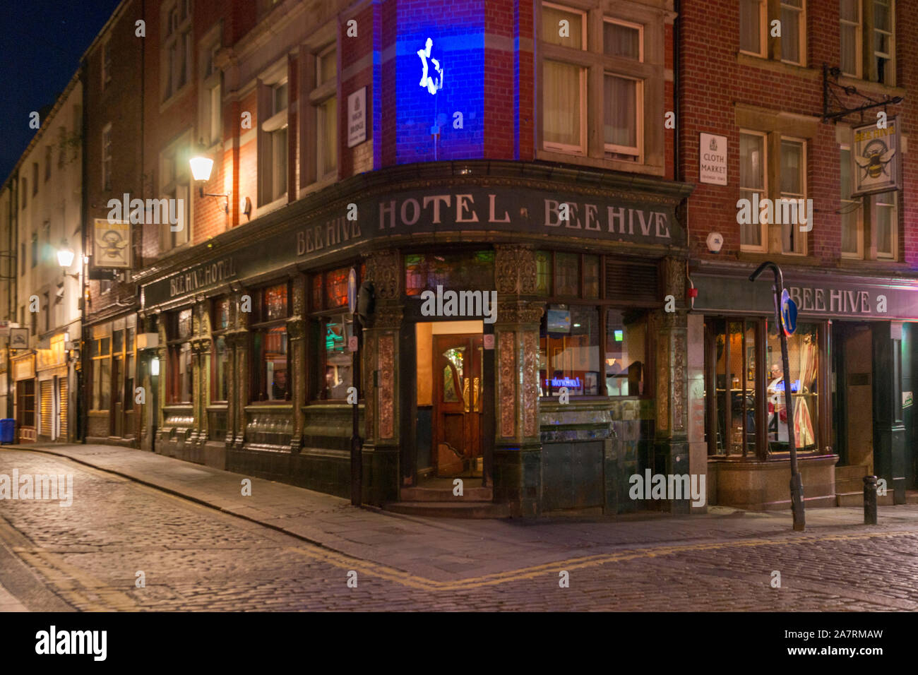 Beehive Pub, Cloth Market, Bigg Market, Newcastle upon Tyne, 2012 Stock Photo