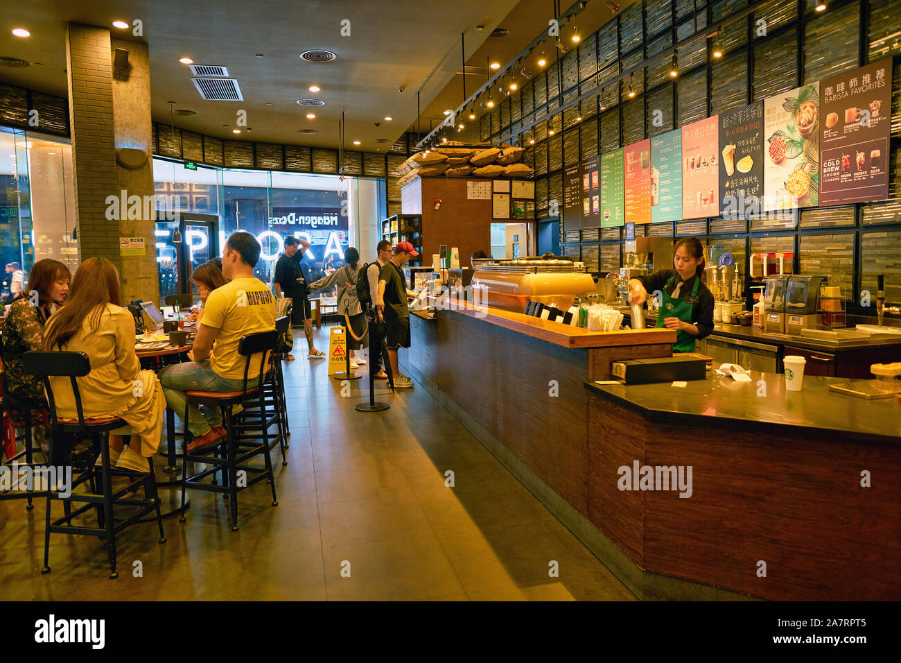Shenzhen China Circa April 2019 Interior Shot Of
