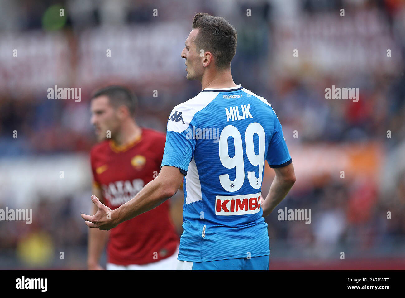 Rome Italy 02nd Nov 2019 Arkadiusz Milik Of Ssc Napoli During