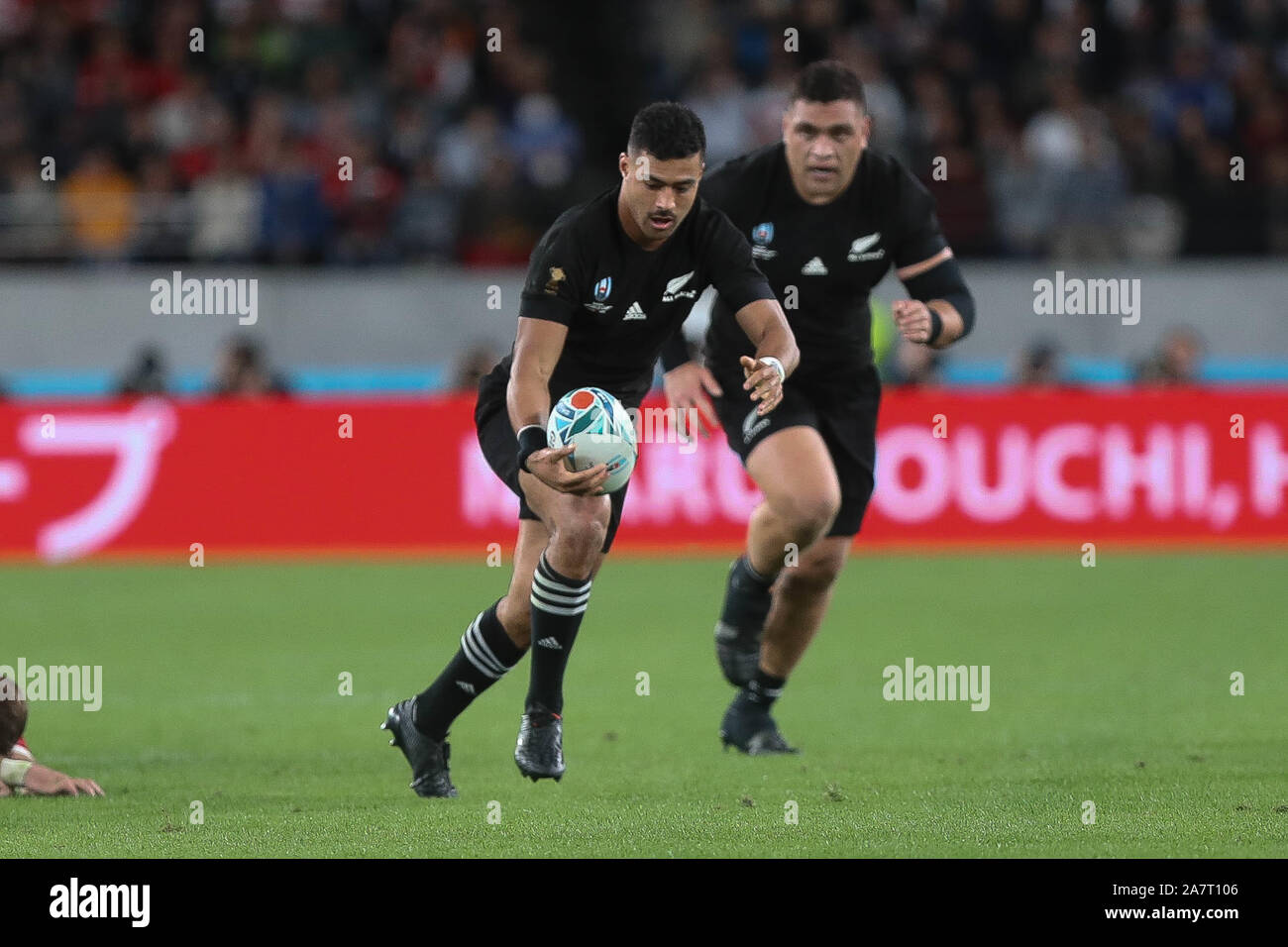Richie Mo Unga Of New Zealand During The World Cup Japan 19 3rd Place Rugby Union
