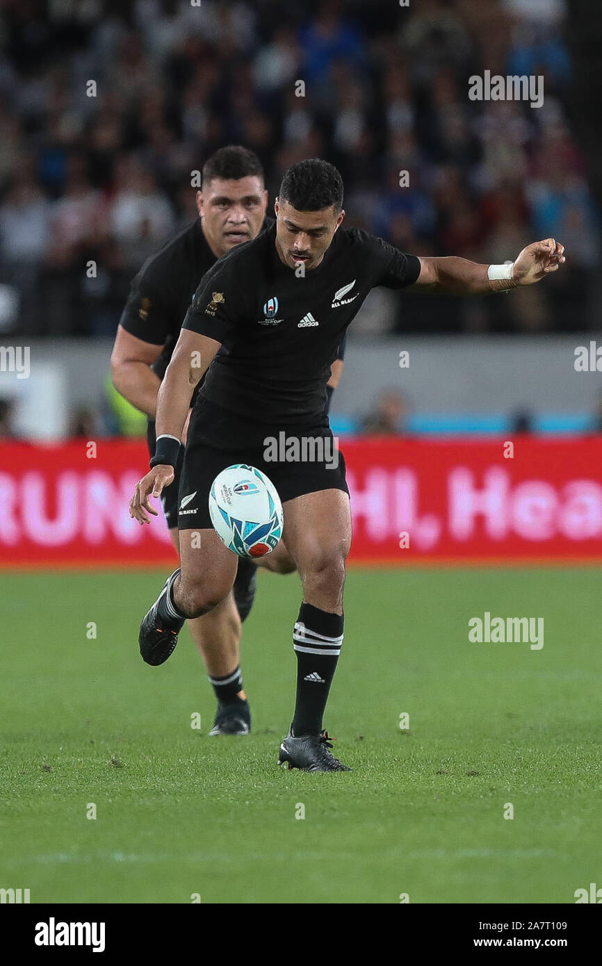 Richie Mo Unga Of New Zealand During The World Cup Japan 19 3rd Place Rugby Union
