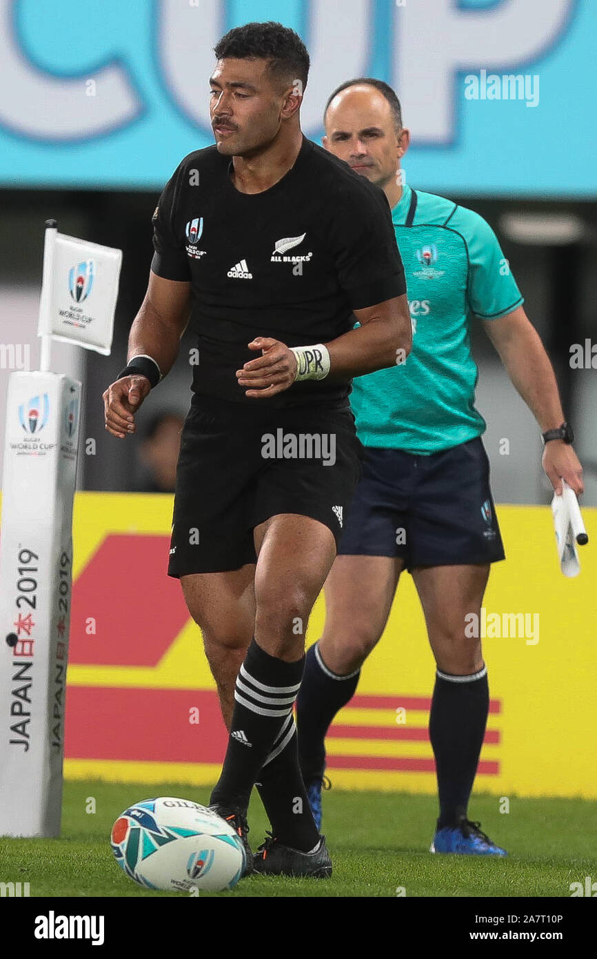 Richie Mo Unga Of New Zealand During The World Cup Japan 19 3rd Place Rugby Union