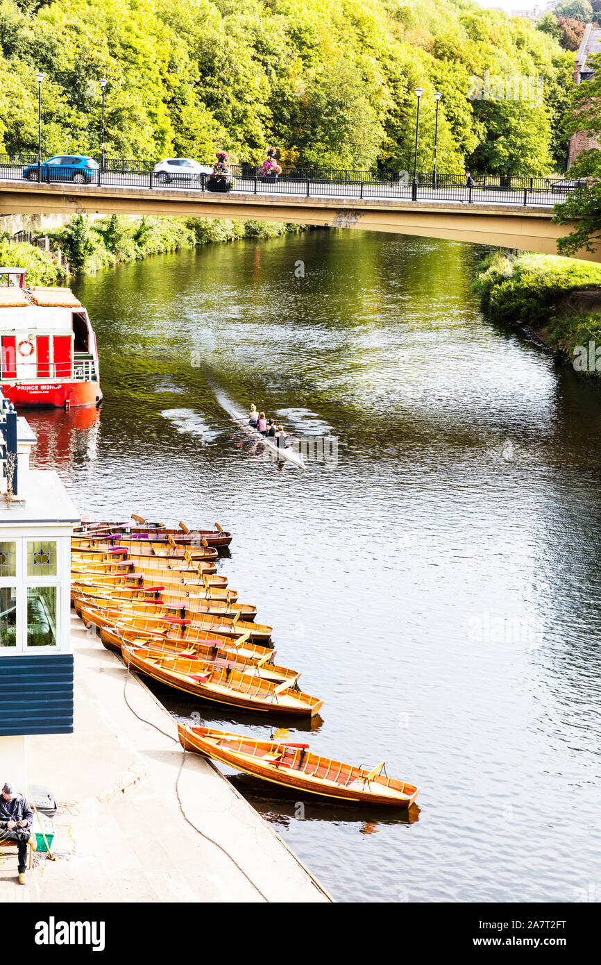 Durham river Wear, River Wear Durham, UK, England, river, rivers, UK