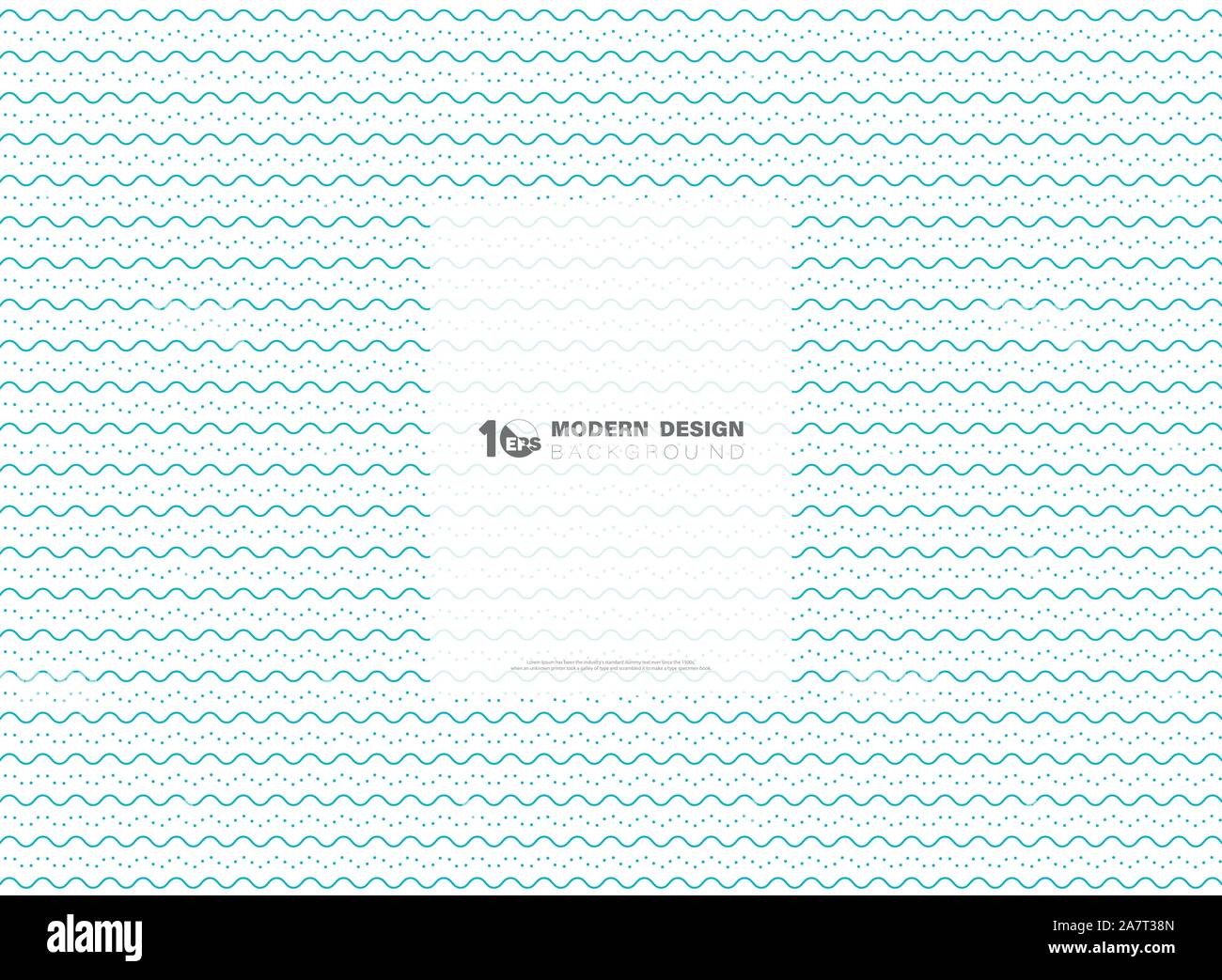 Abstract blue minimal wavy design background. Decorate for poster, ad