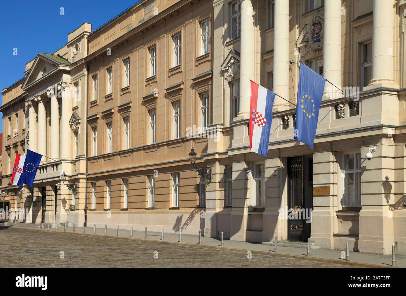 Croatia, Zagreb, Upper Town, Sabor, Parliament Stock Photo Alamy