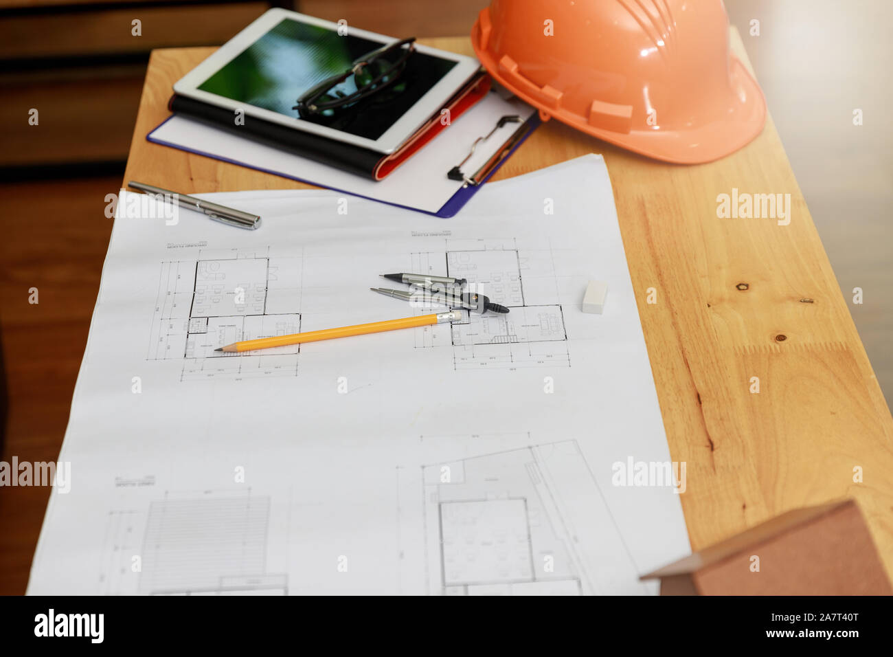 Engineer and Architect concept, Engineer Architects and Interior ...
