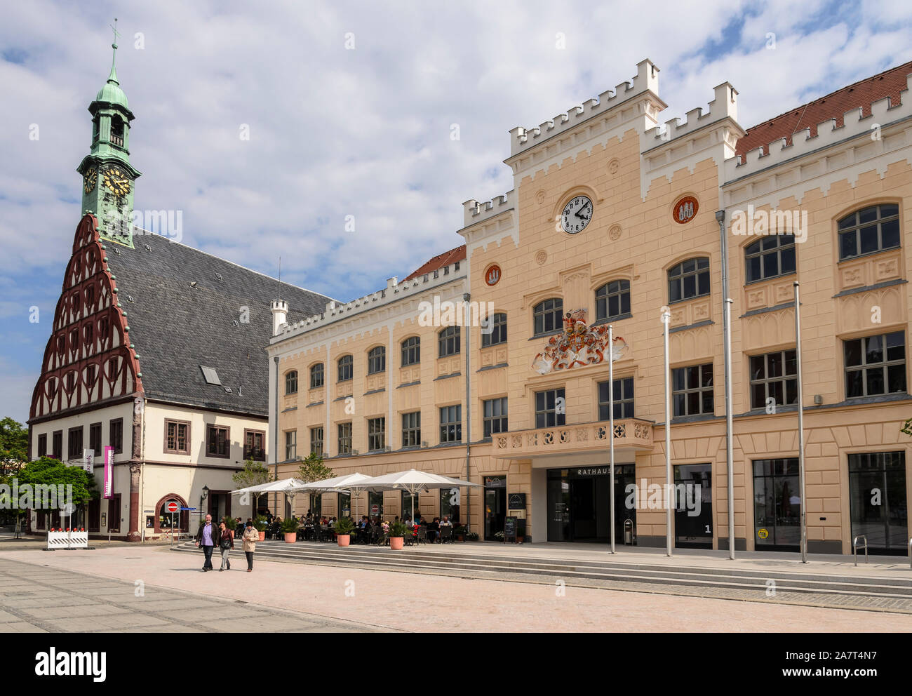 Rathaus, Zwickau, Sachsen, Deutschland, Europa Stock Photo