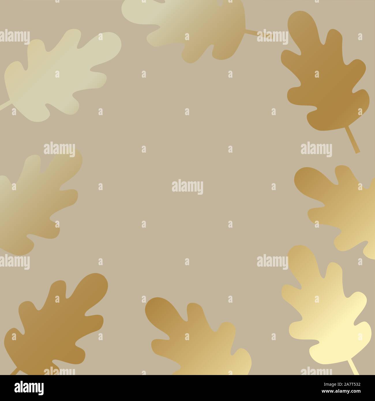 golden leaves autumn background- vector illustration Stock Vector Image ...