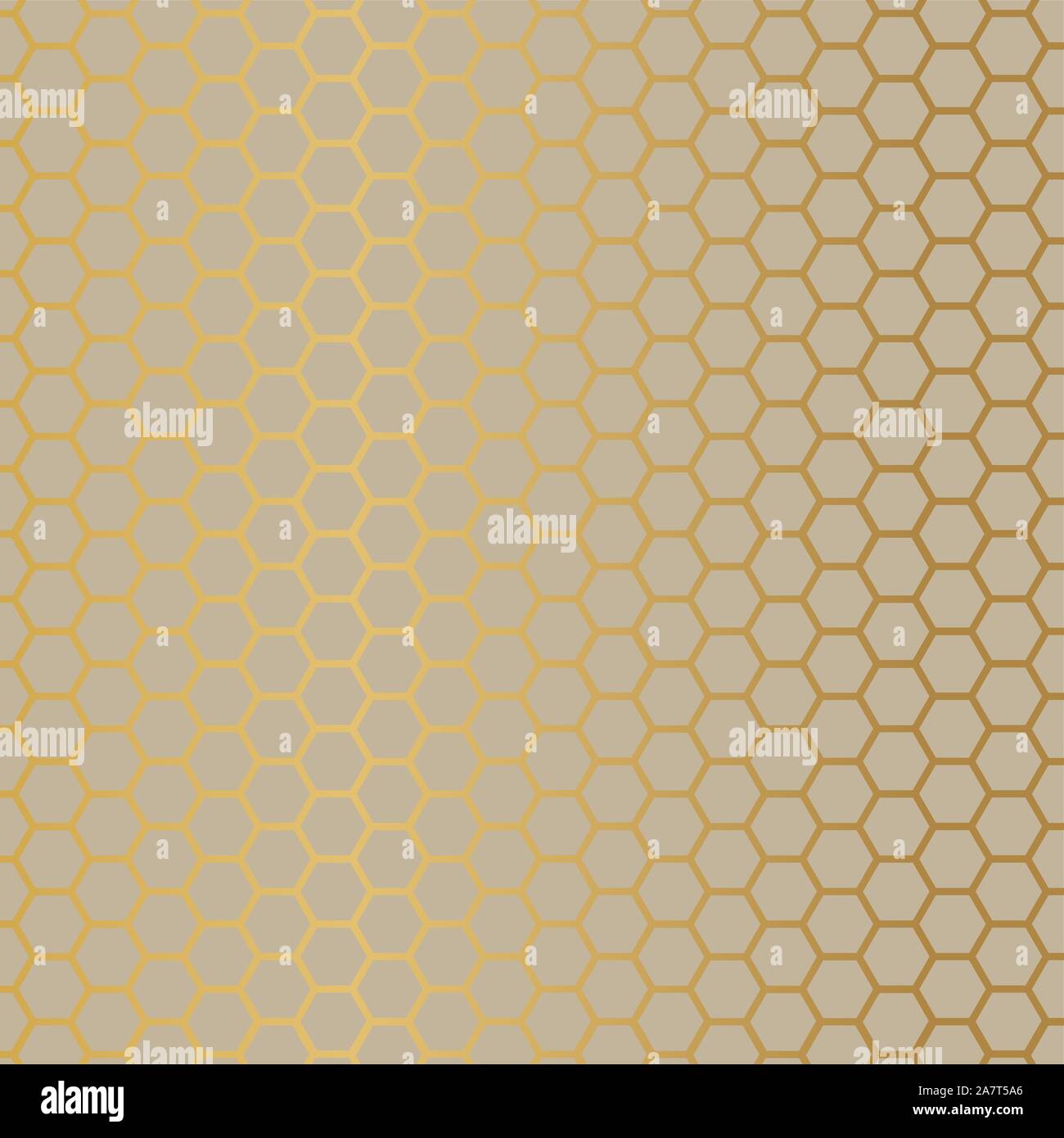 golden bee honeycomb background- vector illustration Stock Vector Image ...