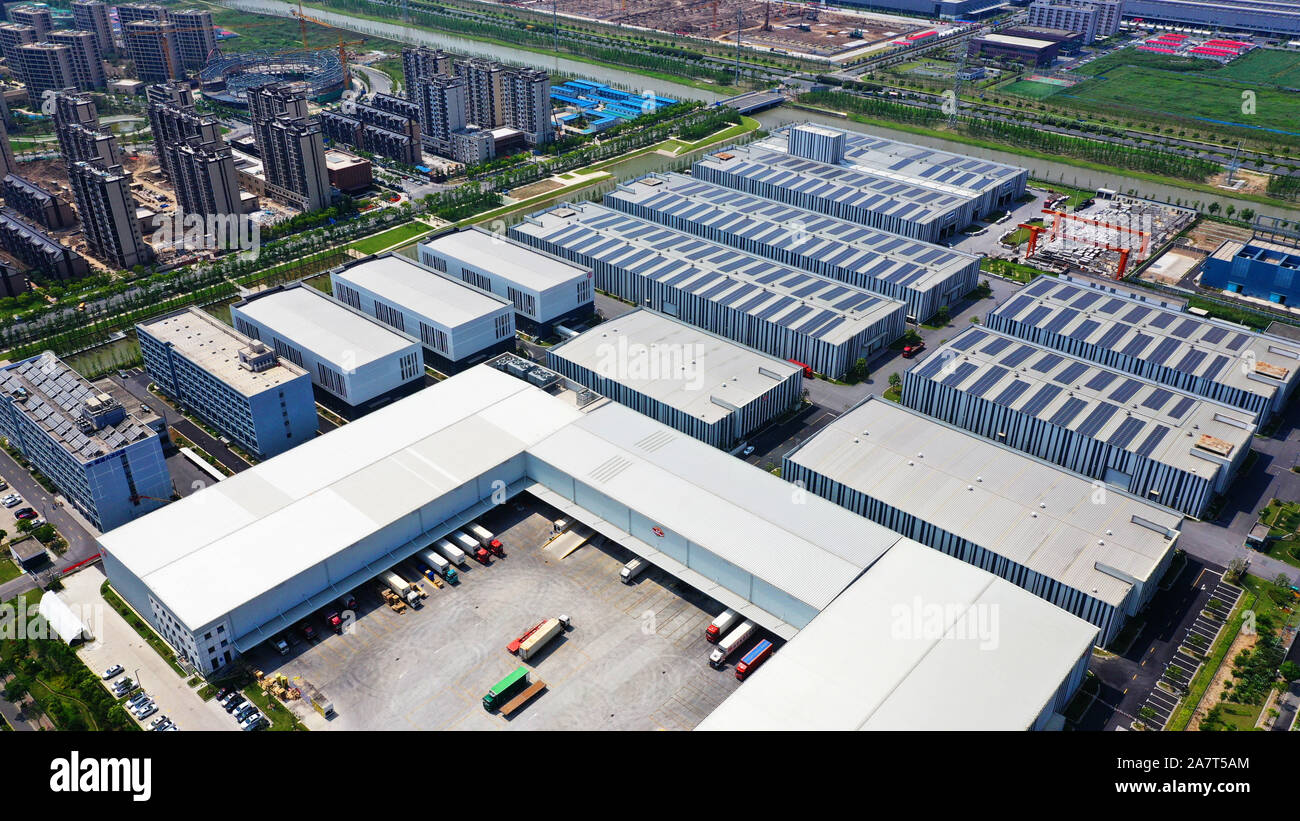 Chinese factory aerial view china hi-res stock photography and images ...