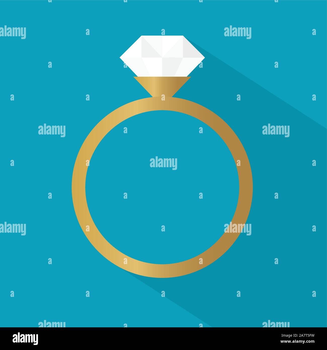 diamond engagement ring icon- vector illustration Stock Vector Image ...