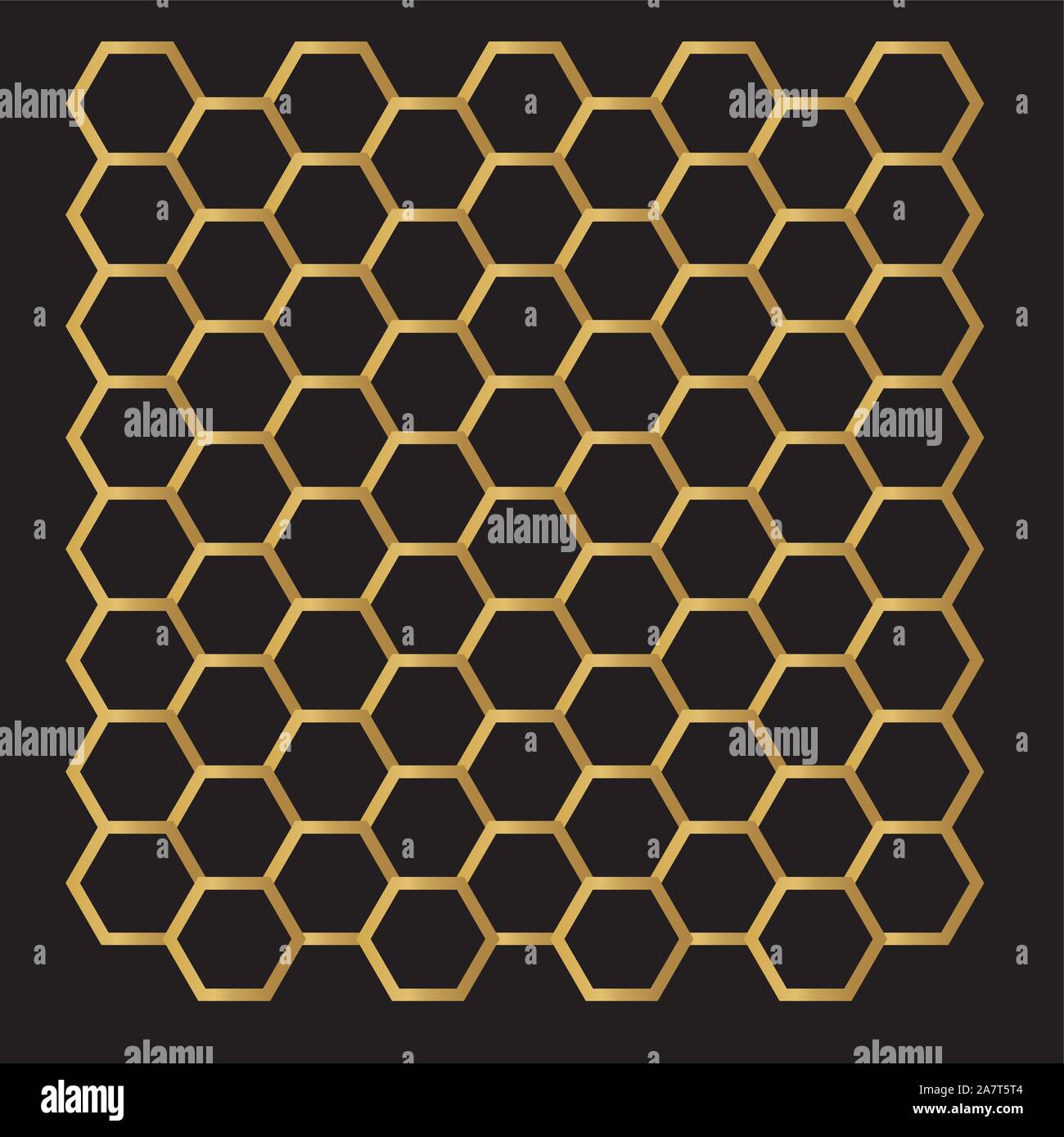 golden bee honeycomb background- vector illustration Stock Vector Image ...
