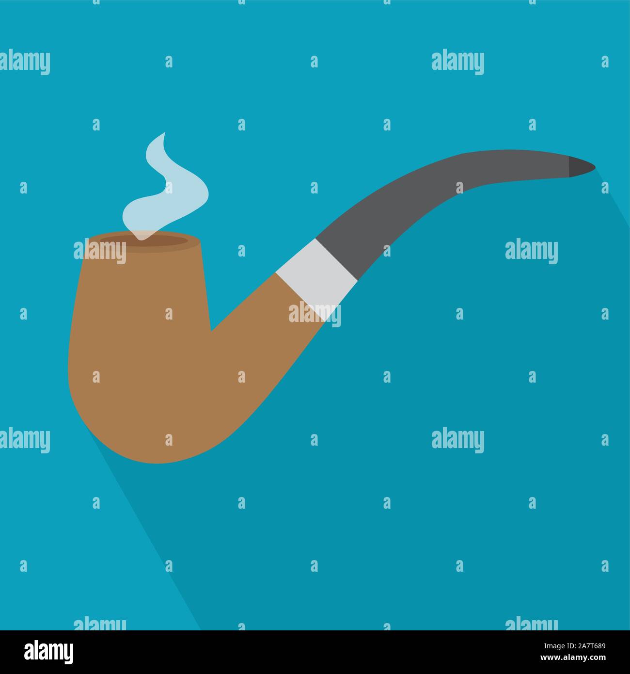 smoking pipe icon vector illustration Stock Vector Image & Art Alamy