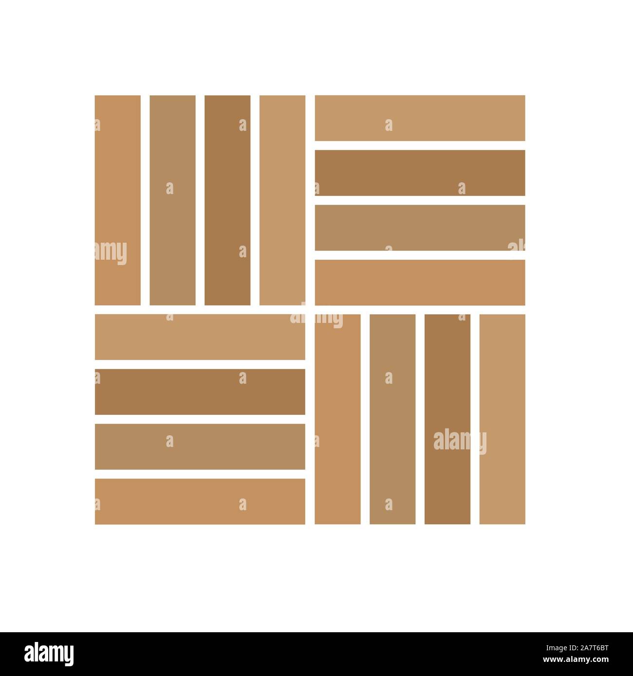 wooden parquet flooring icon - vector illustration Stock Vector Image ...