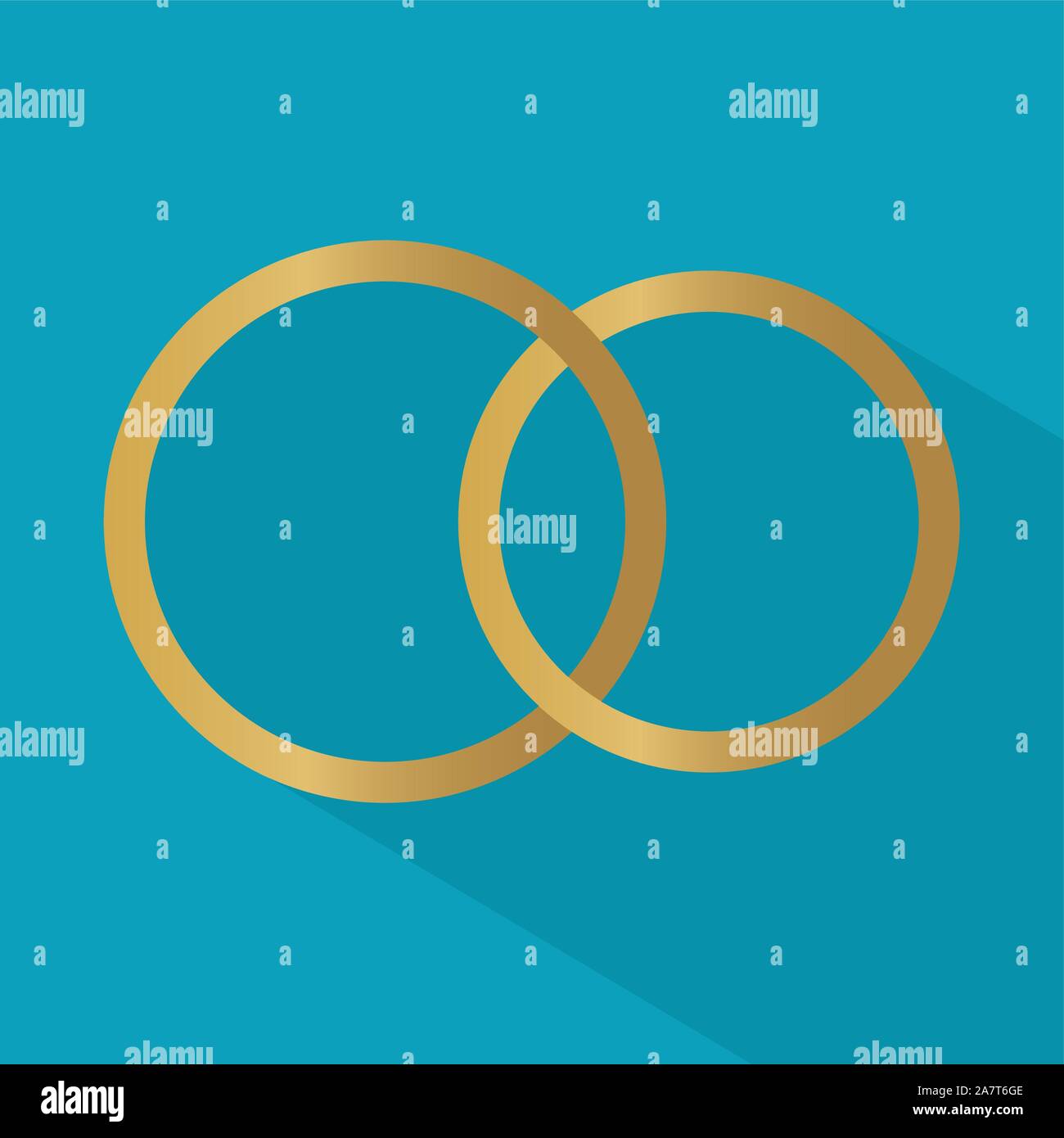 wedding rings icon- vector illustration Stock Vector