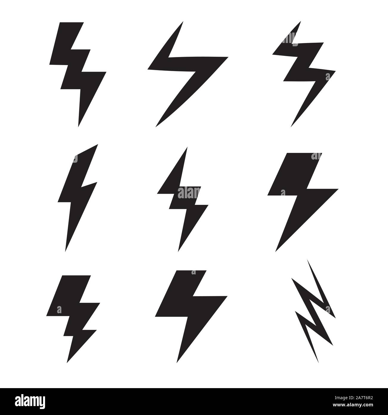 Lighting Bolt Icon High Resolution Stock Photography and Images - Alamy