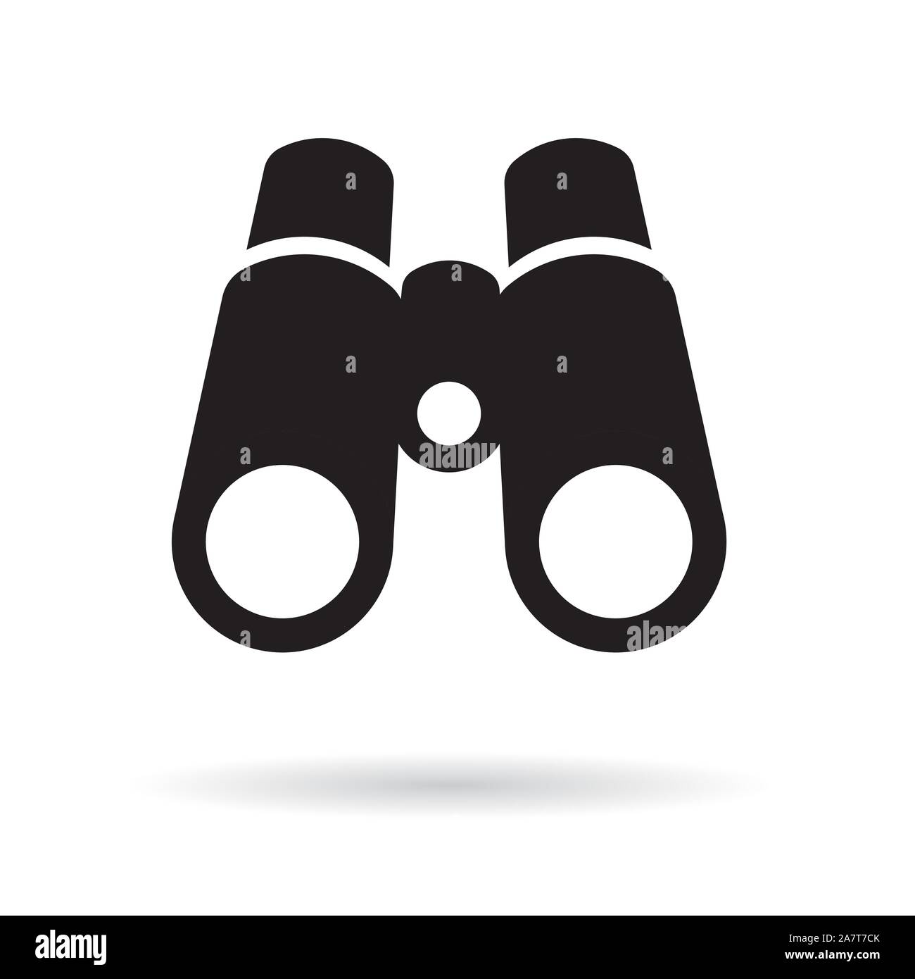 binocular, lorgnette icon- vector illustration Stock Vector