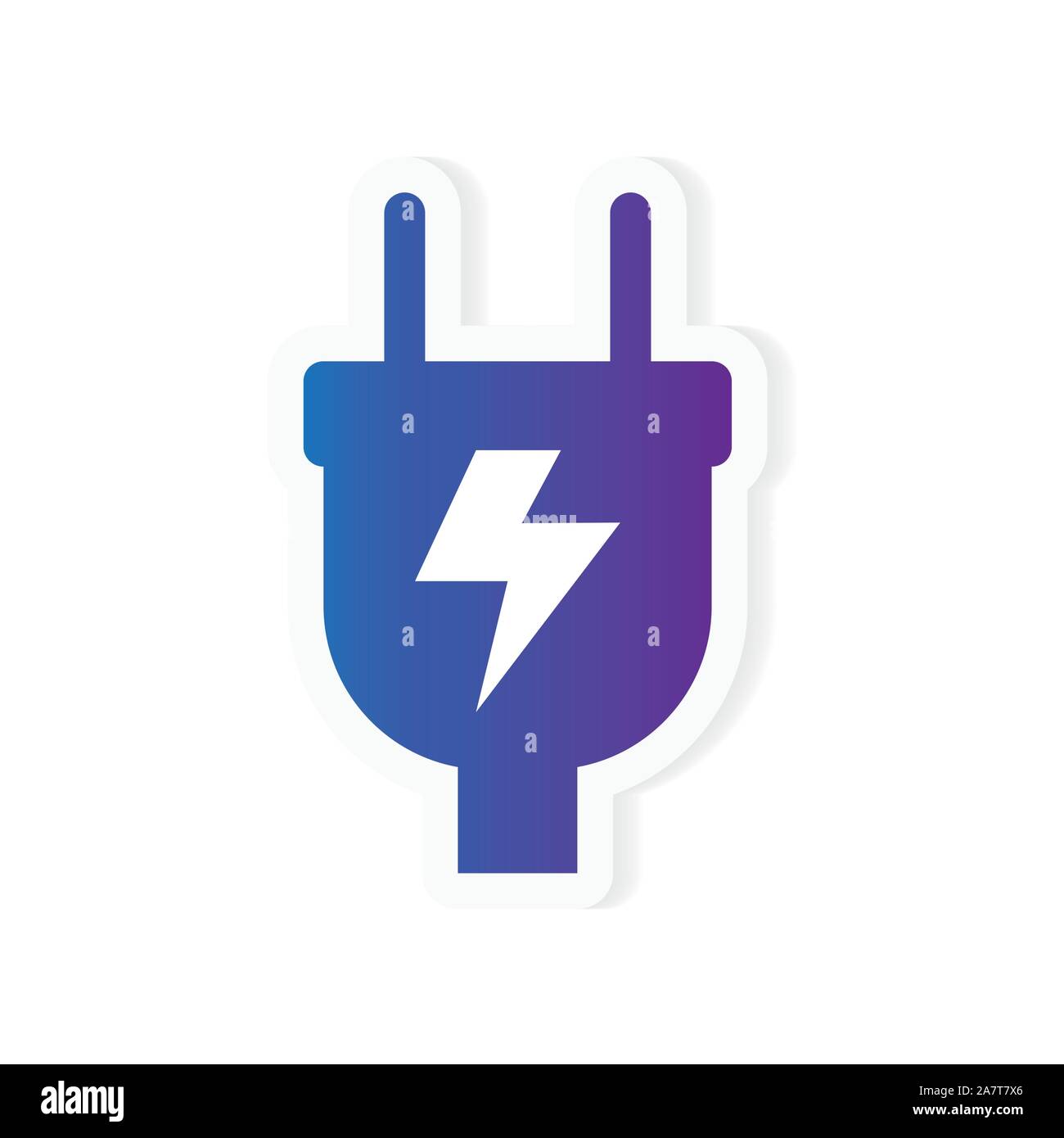 electric plug icon- vector illustration Stock Vector Image & Art - Alamy