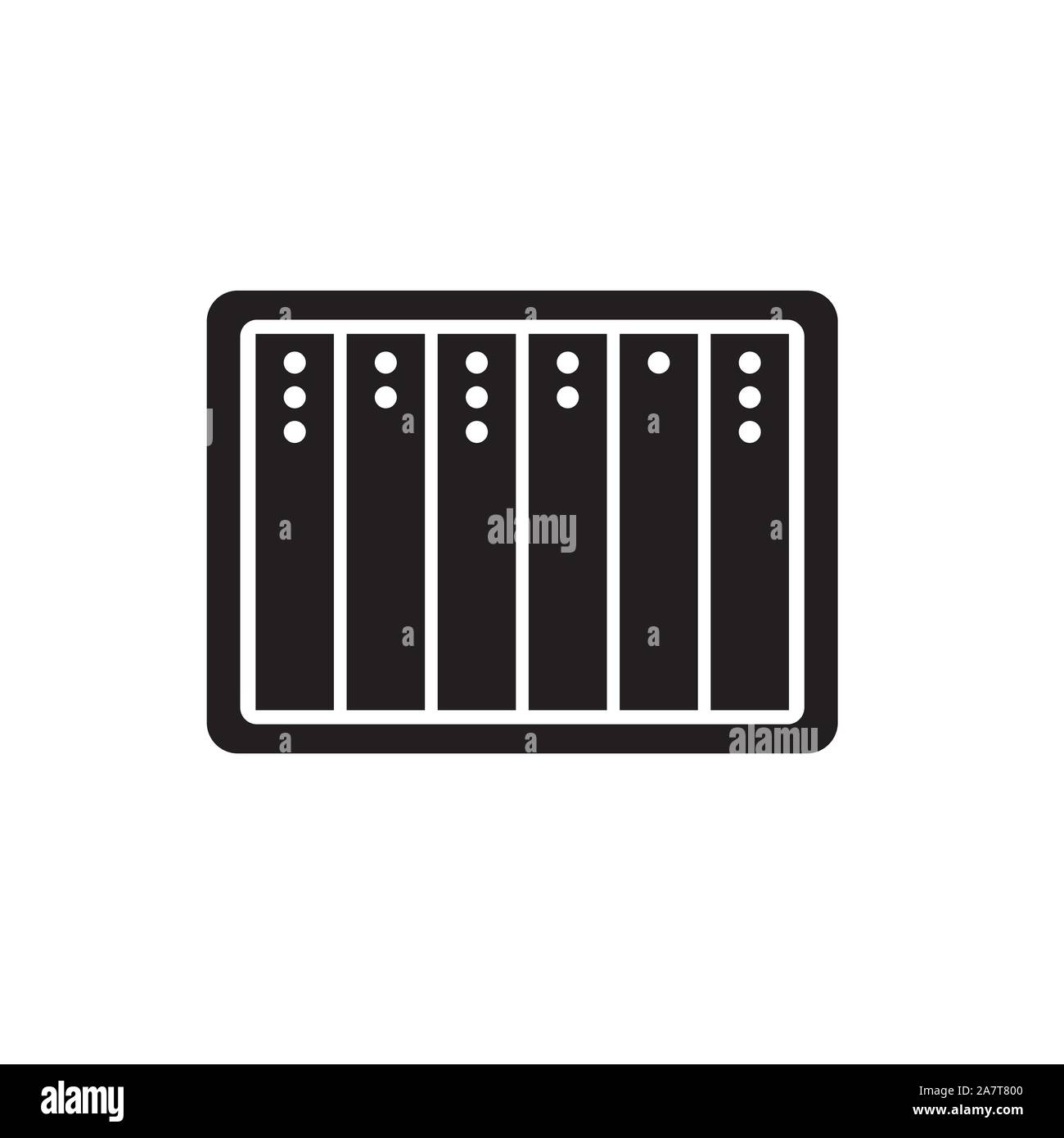 server, data center icon- vector illustration Stock Vector Image & Art ...