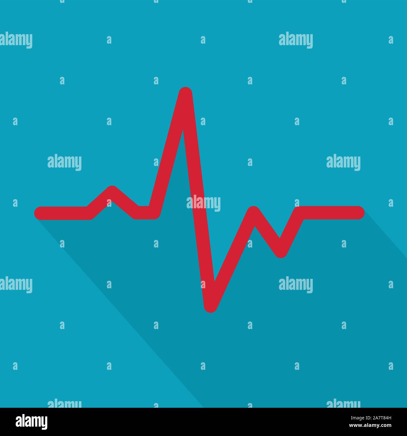 heart beat line icon- vector illustration Stock Vector Image & Art - Alamy