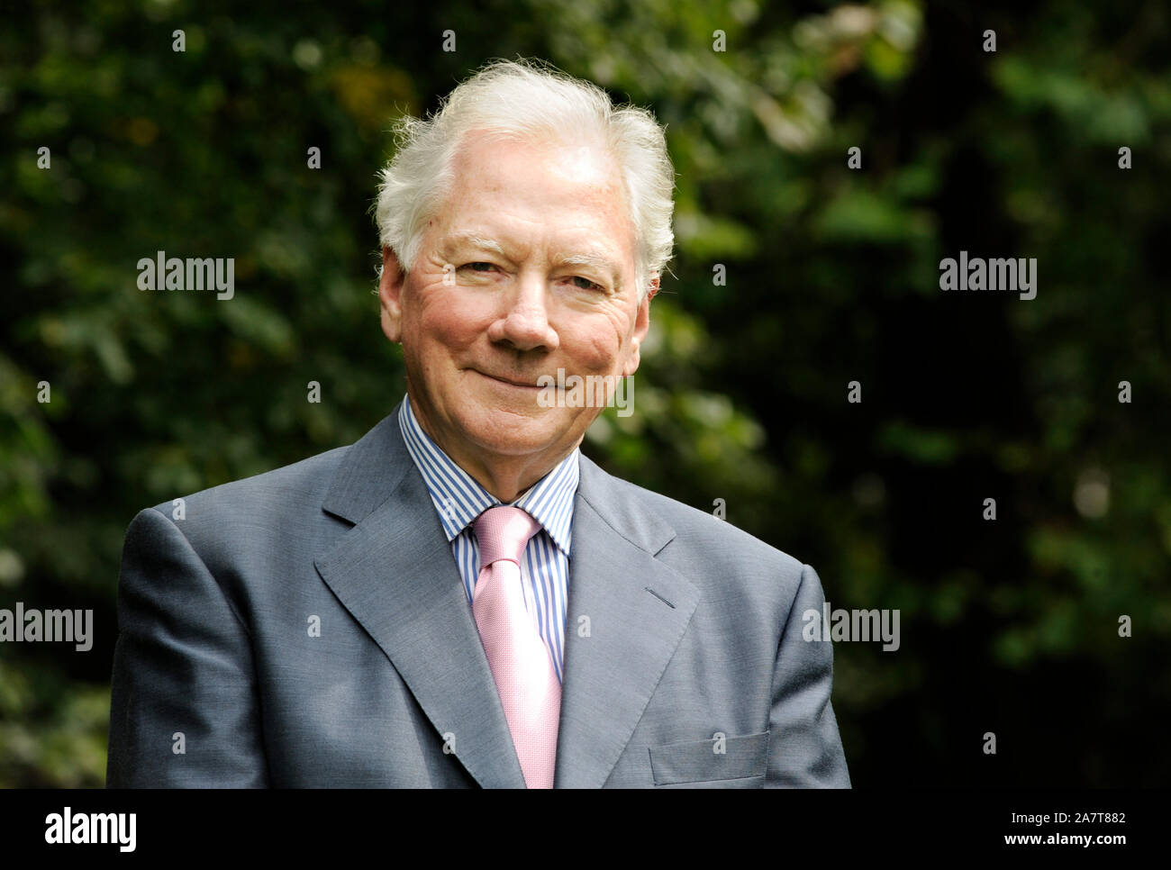 Gay Byrne Irelands most famous broadcaster has died. Stock Photo
