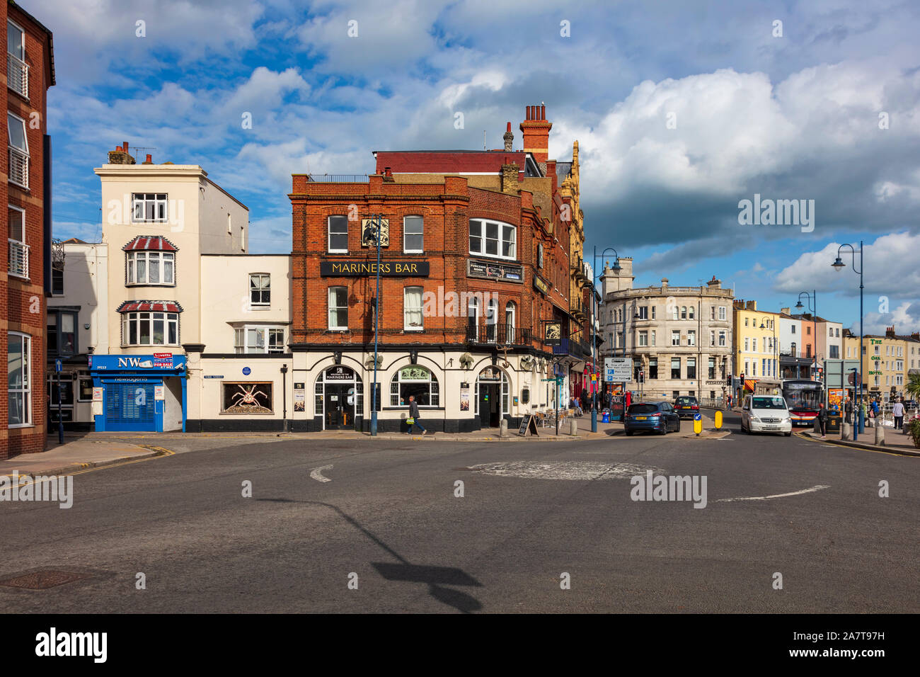 Harbourside pub the Mariners Bar on the Waterfront at Ramsgate, Kent
