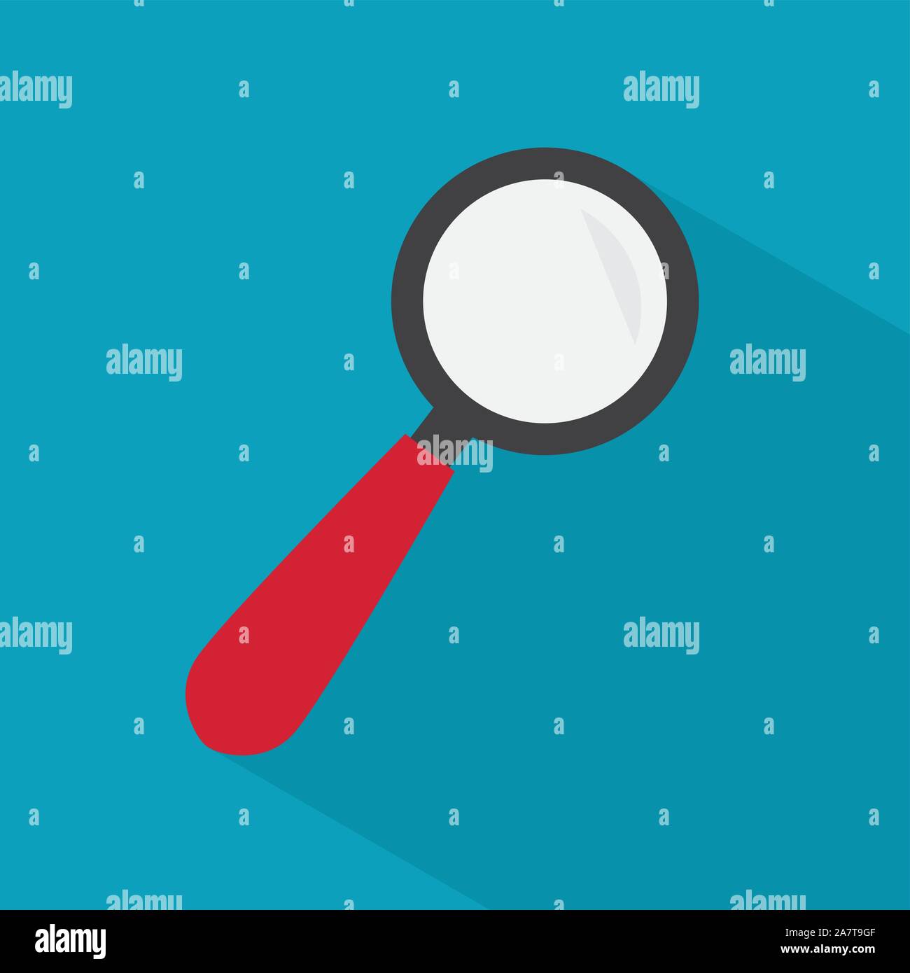 magnifying glass icon- vector illustration Stock Vector Image & Art - Alamy
