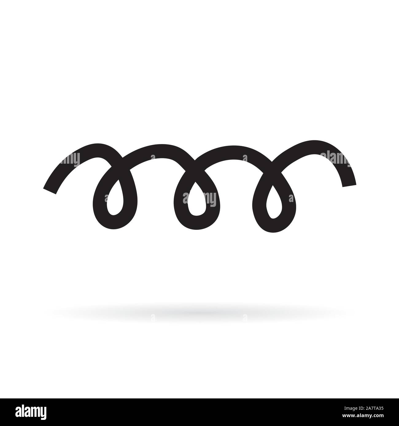 spiral line icon- vector illustration Stock Vector Image & Art - Alamy