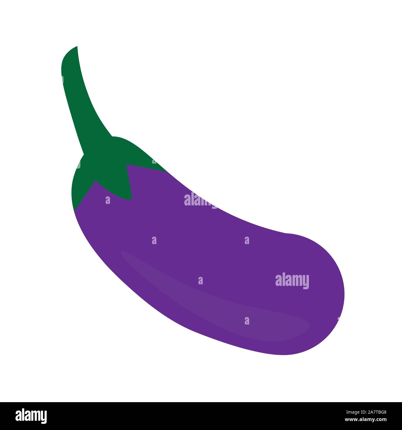 eggplant icon Stock Vector