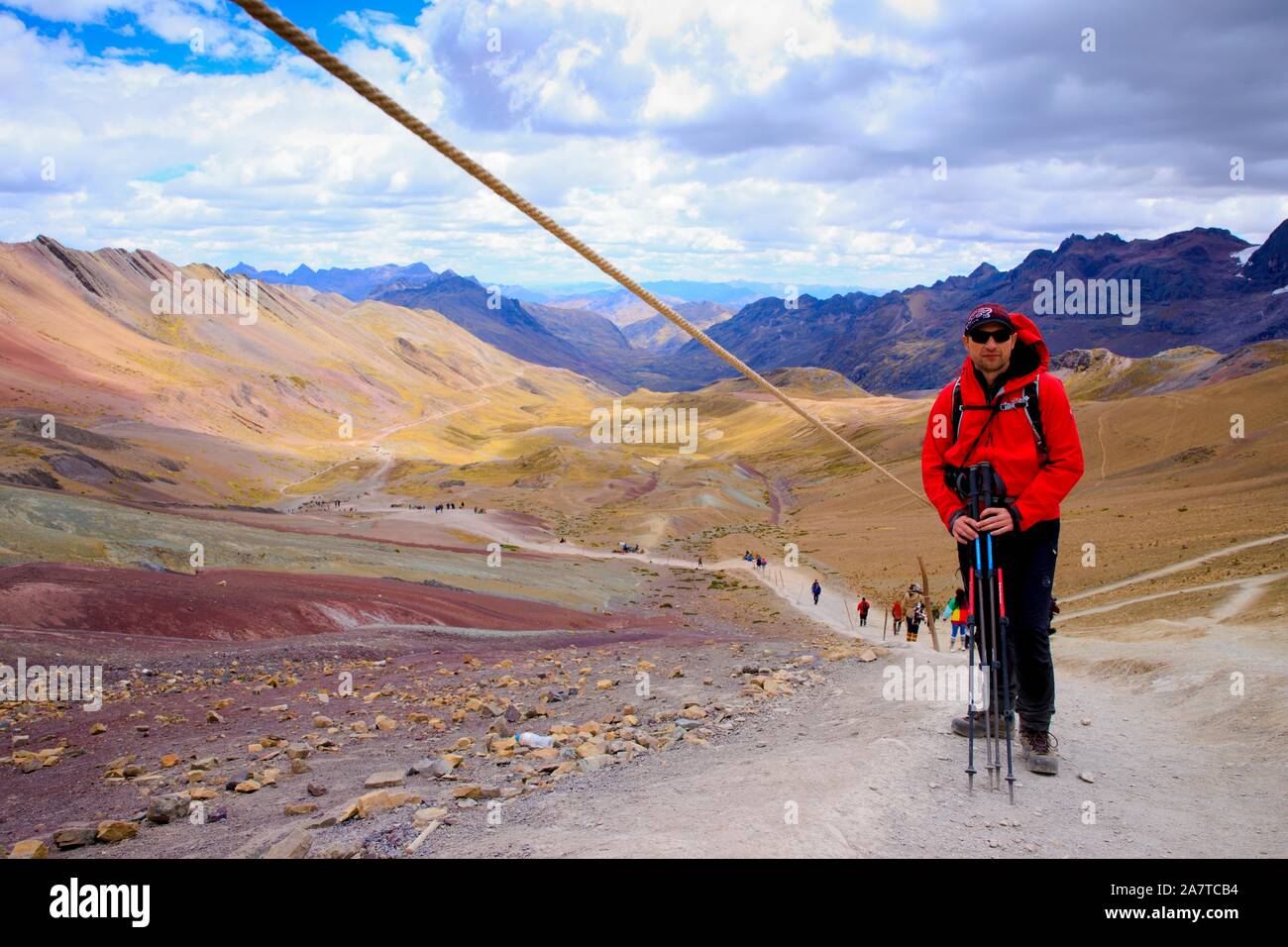 Rainbow moutain, Peru. - Rainbow Mountain in Peru is a spectacular rock ...