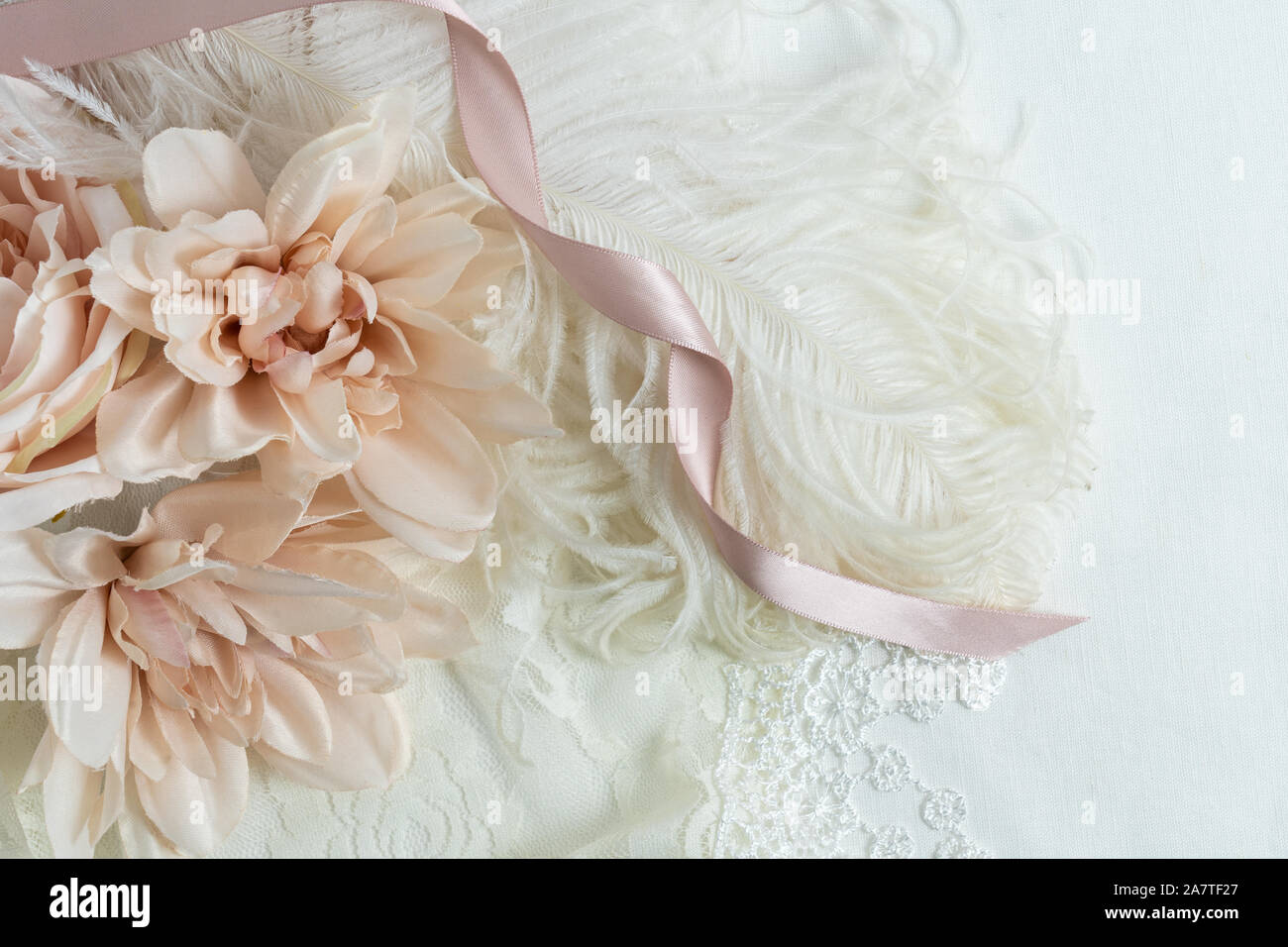 ostrich feather lace