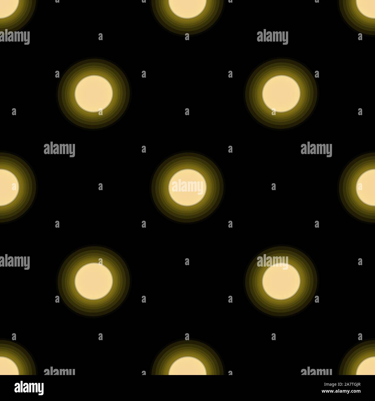 Seamless pattern with suns on dark background. Vector Illustration Stock Vector