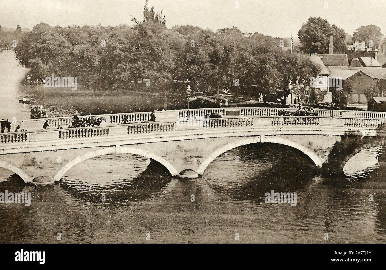 the old bridge Bedford. Stock Photo