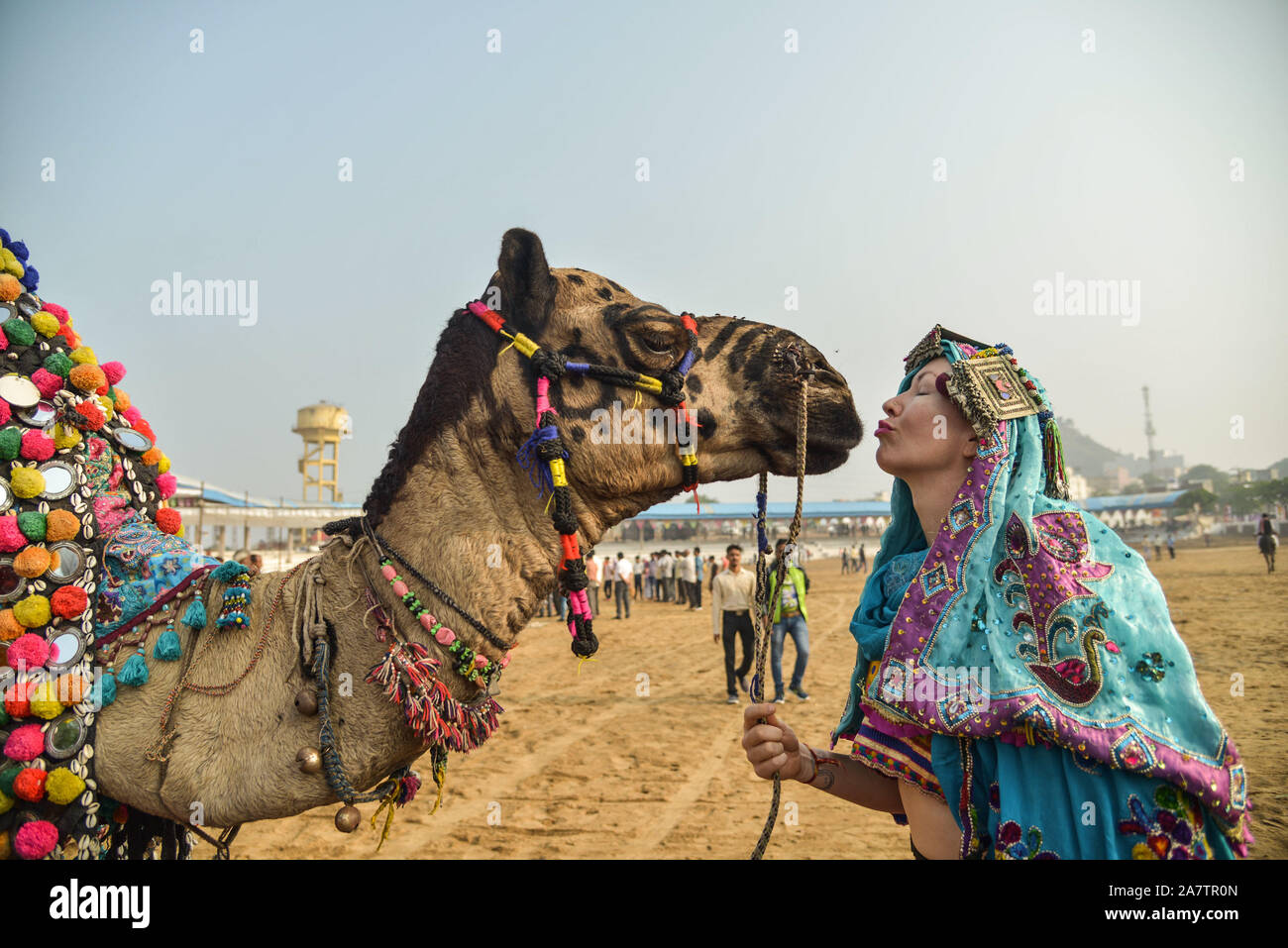 Pushkar, India. 04th Nov, 2019. The Pushkar Fair (Pushkar Camel Fair) or  locally Pushkar ka Mela is an annual five-day camel and livestock fair held  in the town of Pushkar in the