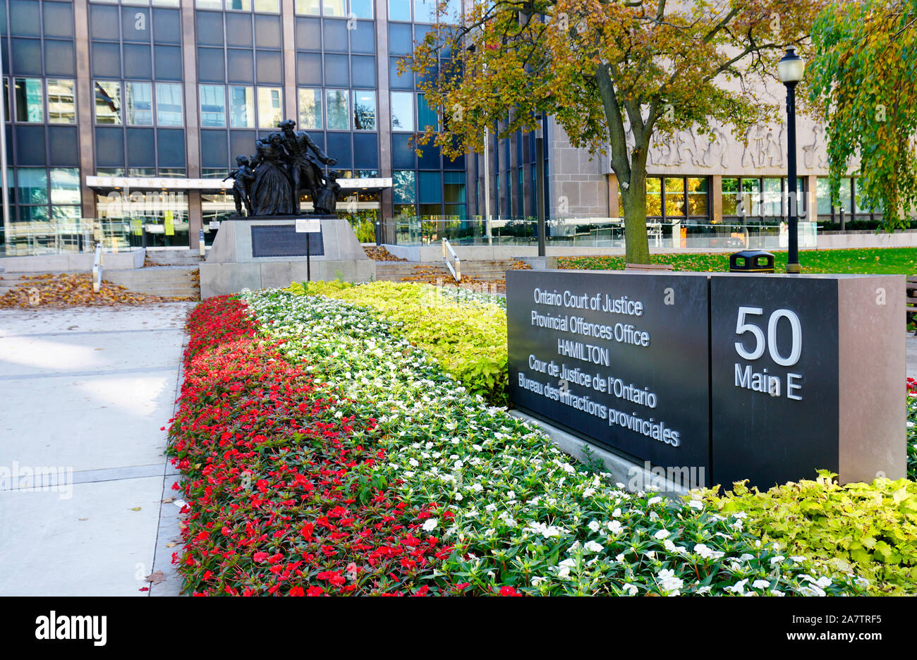 Ontario Court of Justice Provincial Offences Office in Hamilton, Ontario, Canada Stock Photo