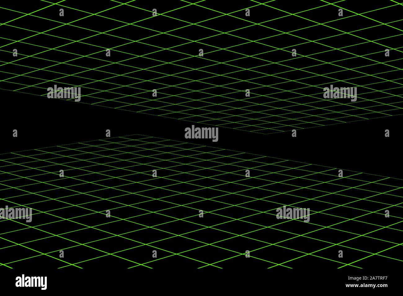 An abstract green and black grid background image Stock Photo Alamy