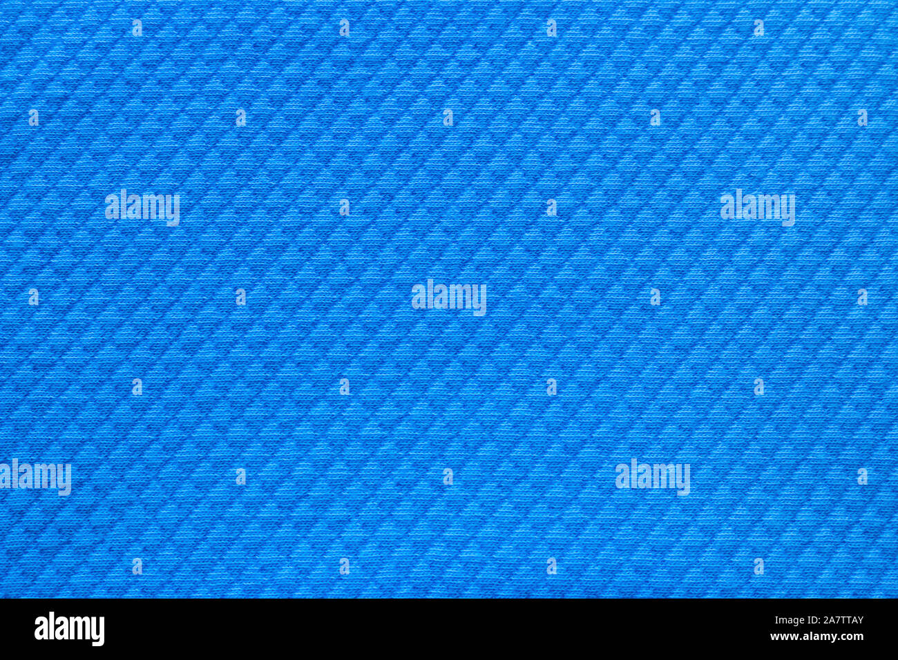 blue patterned knitwear closeup Stock Photo