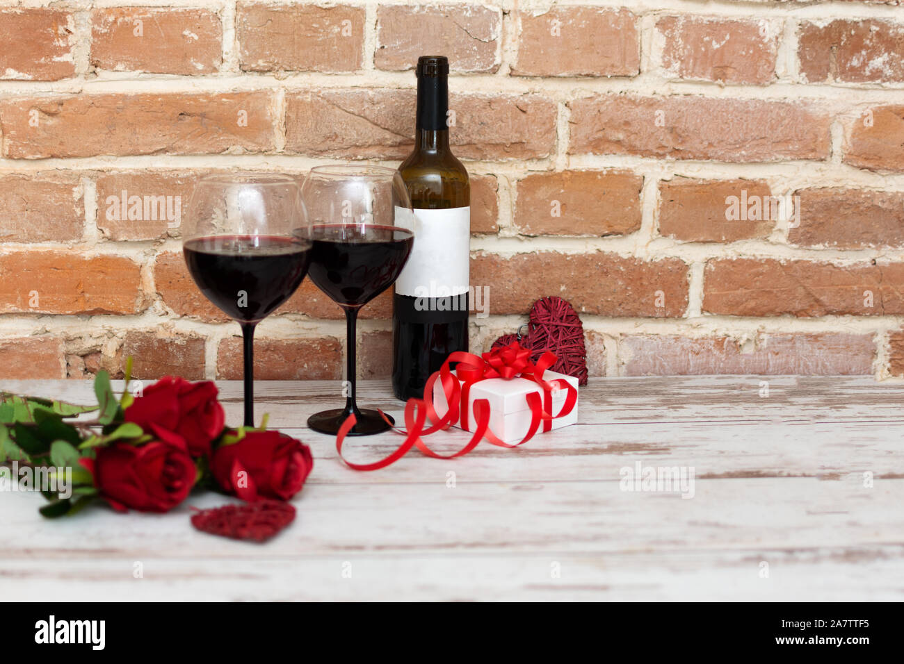 Romantic candles red rose hires stock photography and images Alamy
