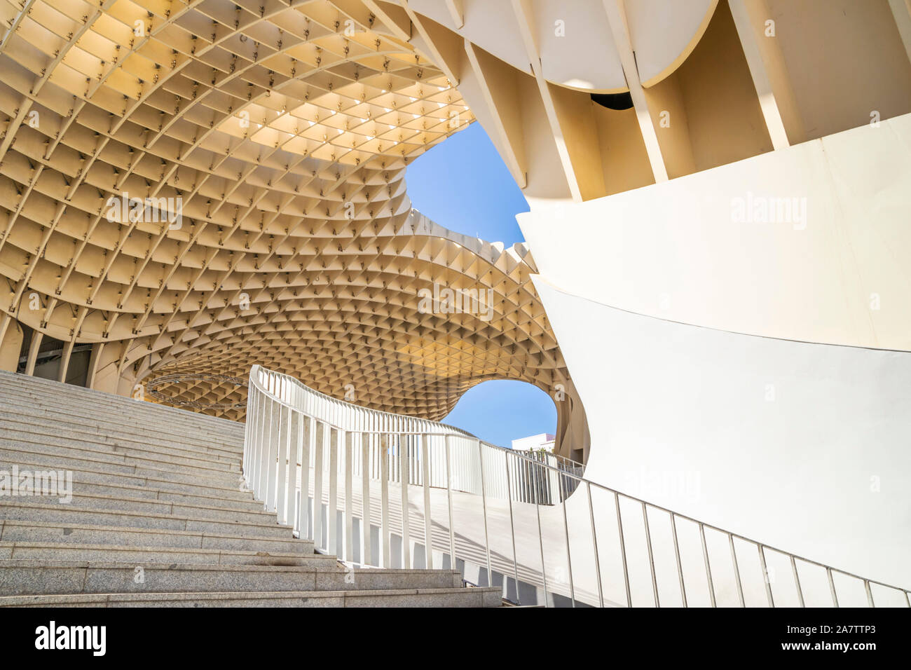 Seville Metropol Parasol Seville Sevilla Mushrooms Las Setas De Sevilla Plaza de la Encarnación Seville Spain seville Andalusia EU Europe Stock Photo