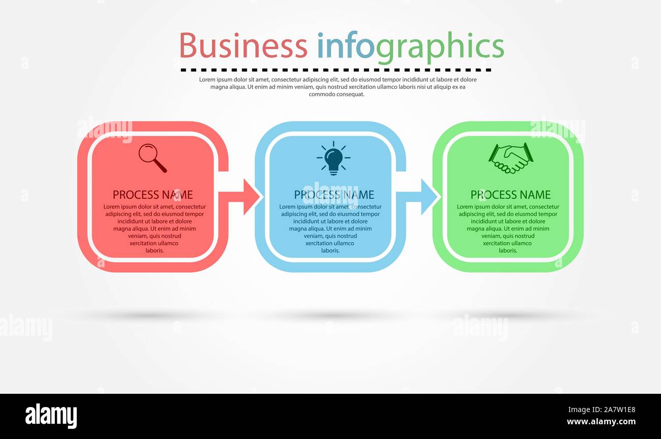 Business infographics. Stages of successful business development