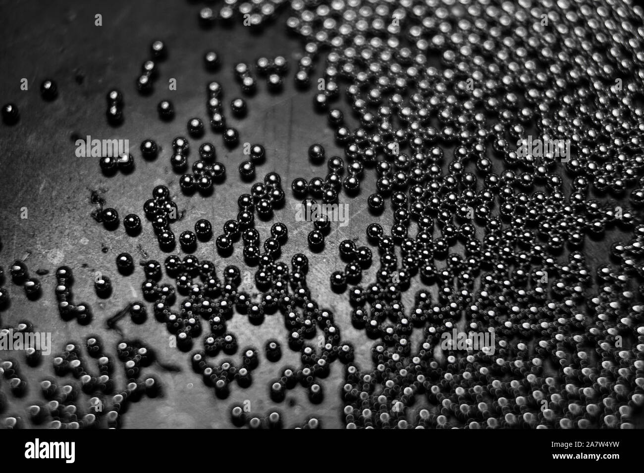 Closeup of industrial electronics assembly manufacturing materials