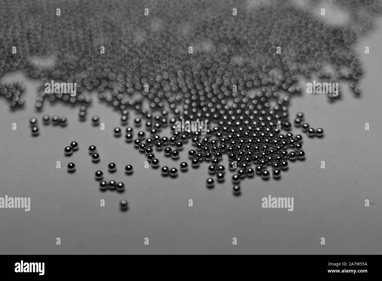 Closeup of industrial electronics assembly manufacturing materials