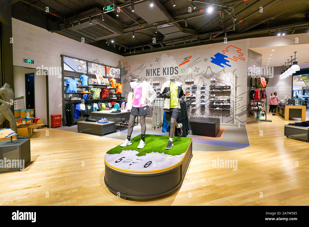 SHENZHEN, CHINA - CIRCA APRIL, 2019: interior shot of Nike store in  Shenzhen Stock Photo - Alamy