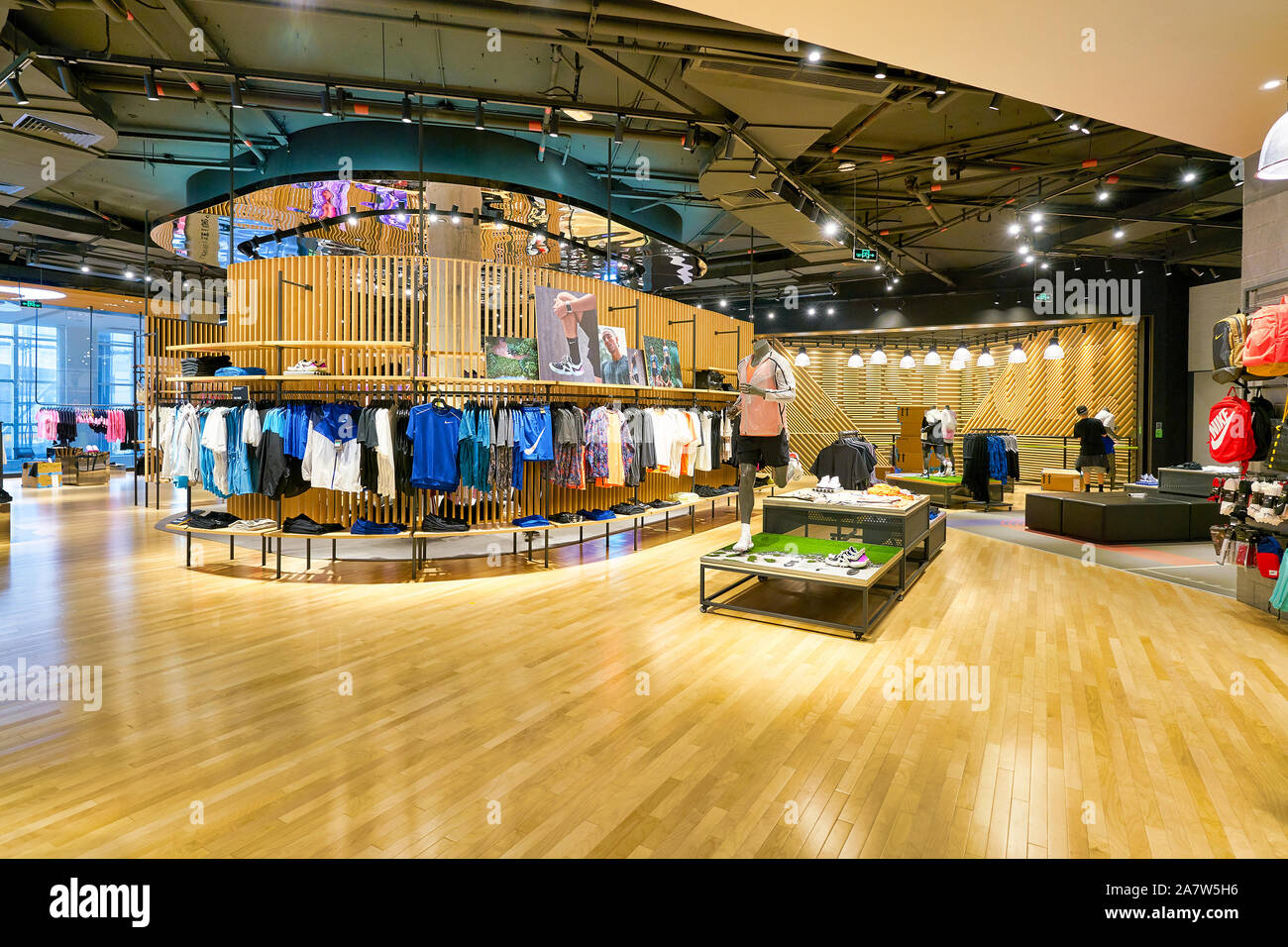 SHENZHEN, CHINA - CIRCA APRIL, 2019: interior shot of Nike store in Shenzhen  Stock Photo - Alamy