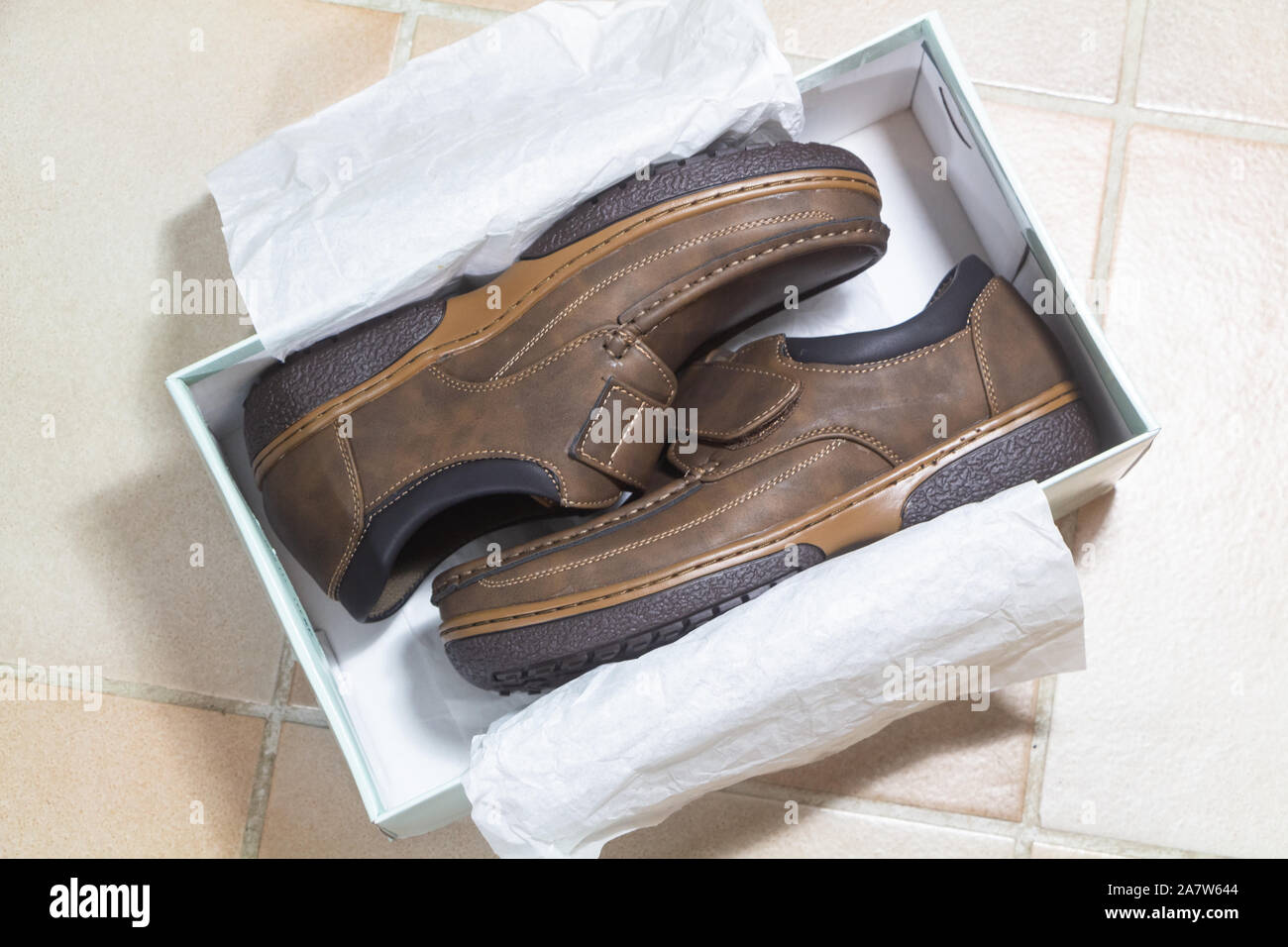 shoes made of leather